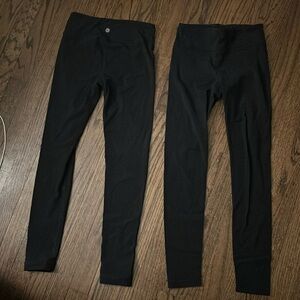 Athleta girl chit chat black leggings size 8-10